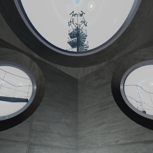 "Home for Shakespeare" contest project. Author: Esbergen Sabitov. A shot from the movie. The bunker. 2016 � Wowhaus