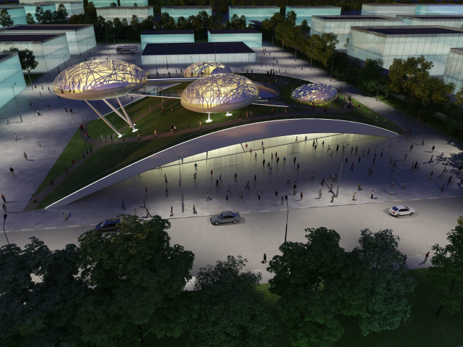 Проект павильона России на EXPO 2010 в Шанхае © Arch group Проект павильона России на EXPO 2010 в Шанхае © Arch group