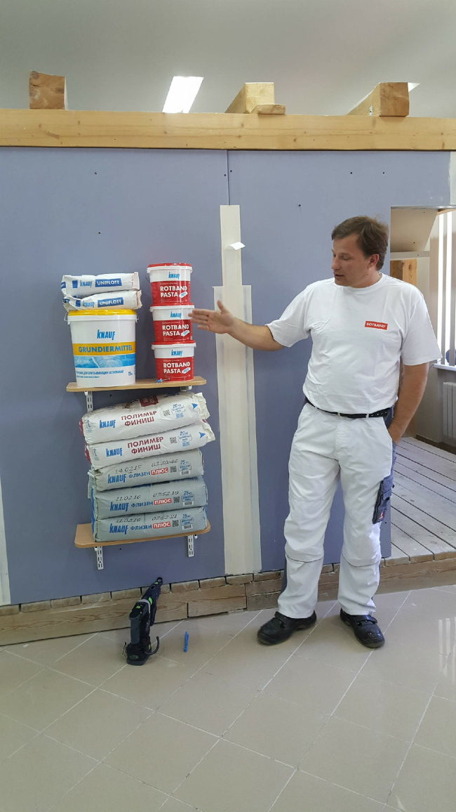 КНАУФ выводит на российский рынок уникальный гипсокартонный лист «Сапфир». Фото предоставлено компанией «КНАУФ» КНАУФ выводит на российский рынок уникальный гипсокартонный лист «Сапфир». Фото предоставлено компанией «КНАУФ»