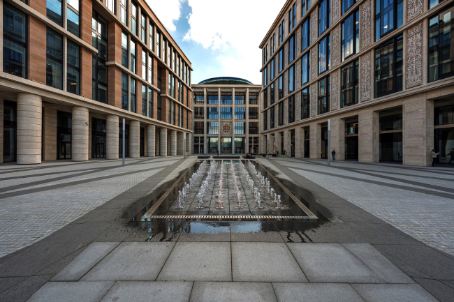 Administrative, business and public center "Nevskaya Ratusha". Construction, 2016. Evgeny Gerasimov and Partners, SPEECH,  nps tchoban voss. Photos � Yuri Slavtsov