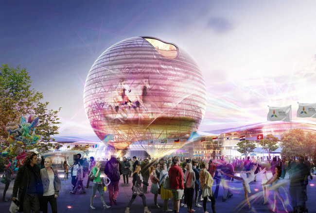 ����������� �������� ������� EXPO-2017�. ������, 2013. ����������, 2016 �  Adrian Smith + Gordon Gill Architecture