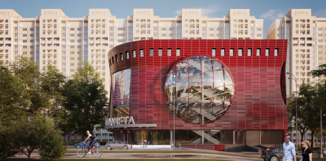 Shopping and office center "Mercury". Version 1. Project, 2016 � Arkhstroydesign