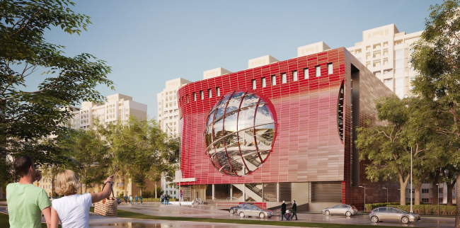Shopping and office center "Mercury". Version 1. Project, 2016 � Arkhstroydesign