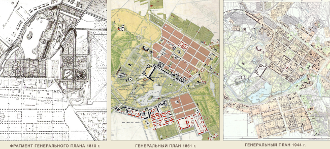 Residential area in Pushkin. Stages of developing the master plan. Tsarskoye Selo - Pushkin . Project, 2016  Arkhstroydesign ASD