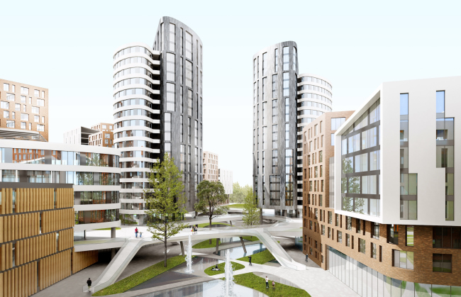 "Silver Fountain" residential complex. Project, 2016 � Atrium