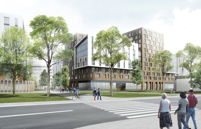 "Silver Fountain" residential complex. Project, 2016 � Atrium