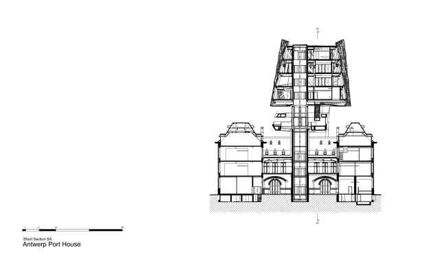 Здание администрации порта Антверпена © Zaha Hadid Architects
