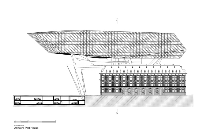 Здание администрации порта Антверпена © Zaha Hadid Architects