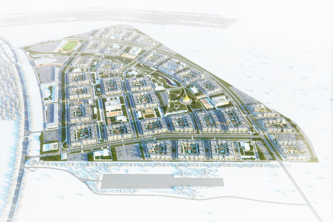 Architectural and town planning concept of housing construction in the city of Orenburg  Sergey Kisselev and Partners