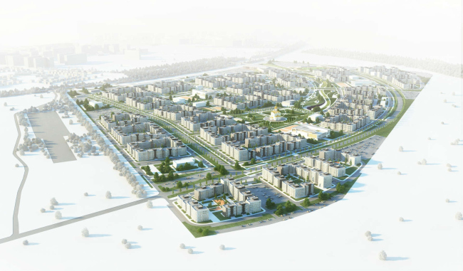 Architectural and town planning concept of housing construction in the city of Orenburg  Sergey Kisselev and Partners