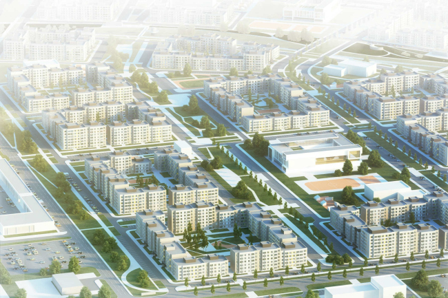 Architectural and town planning concept of housing construction in the city of Orenburg. Project, 2016 � Sergey Kisselev and Partners