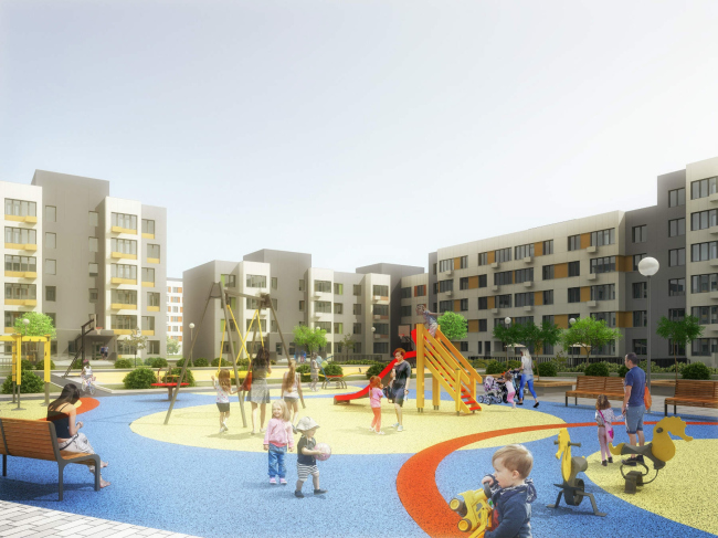 Architectural and town planning concept of housing construction in the city of Orenburg. Project, 2016 � Sergey Kisselev and Partners