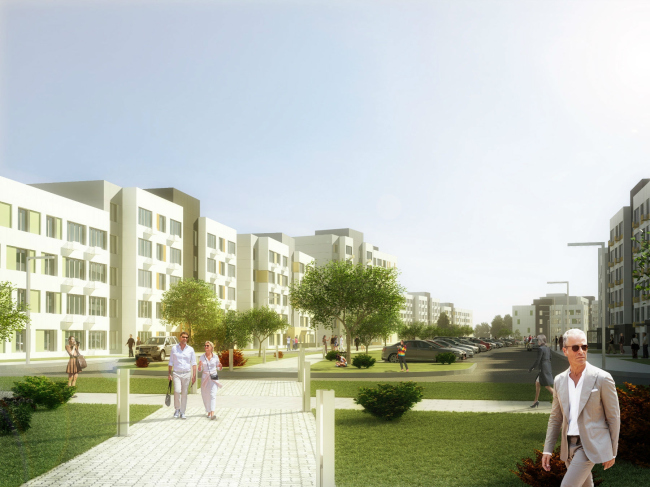 Architectural and town planning concept of housing construction in the city of Orenburg. Project, 2016 � Sergey Kisselev and Partners