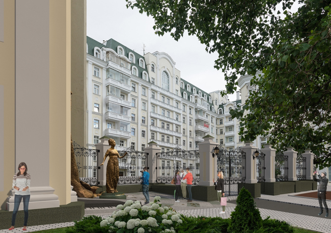Проект памятника Галине Вишневской, авторы Михаил Баскаков, Алексей Чебаненко, Антон Воскресенский, Александра Воскресенская. Изображение предоставлено Организационным комитетом конкурса Проект памятника Галине Вишневской, авторы Михаил Баскаков, Алексей Чебаненко, Антон Воскресенский, Александра Воскресенская. Изображение предоставлено Организационным комитетом конкурса