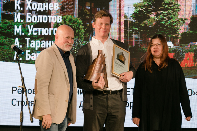Вручение премии «Татлин» мастерской ДНК аг. Фотография © Александр Портов