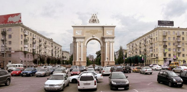 Триумфальная арка в Волгограде. Проект, 2012 © ГрандПроекСити
