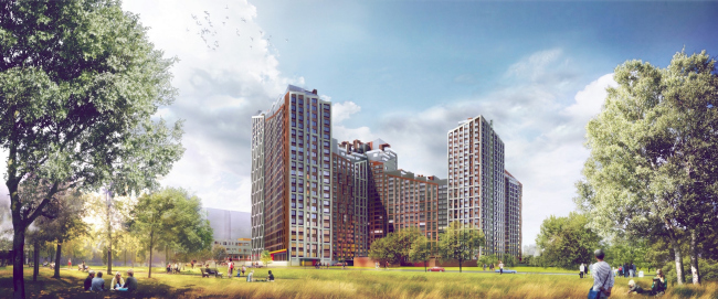 Housing complex "Russian Avant-garde", Project, 2016 � A.Len