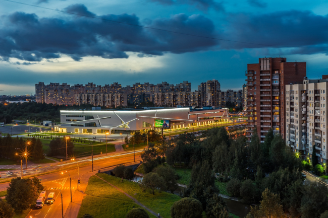 Sports complex of SKA hockey club. Implementation, 2016  A.Len Architectural Bureau