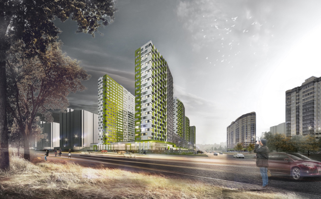 Housing complex "Russia. Five Capitals". Project, 2016 � A.Len