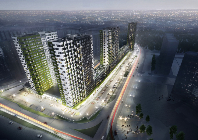 Housing complex "Russia. Five Capitals". Project, 2016 � A.Len