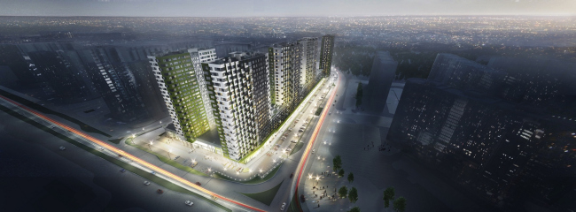 Housing complex "Russia. Five Capitals". Project, 2016 � A.Len