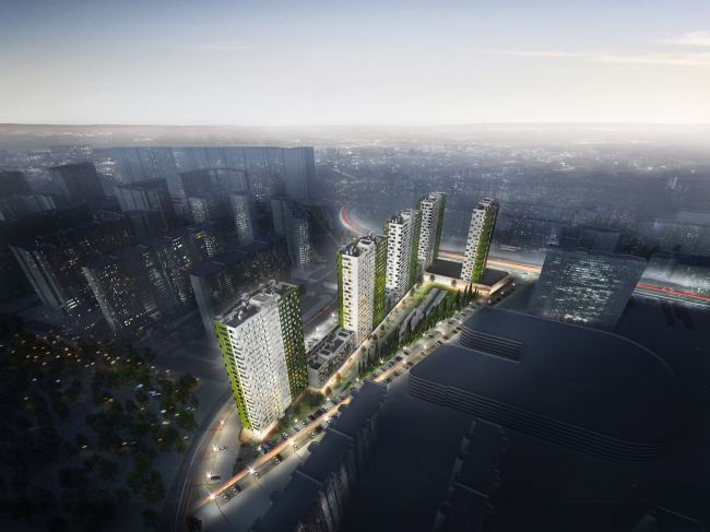 Housing complex "Russia. Five Capitals". Project, 2016 � A.Len