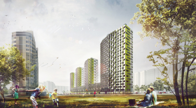 Housing complex "Russia. Five Capitals". Project, 2016 � A.Len
