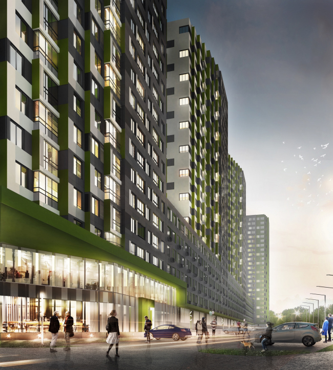 Housing complex "Russia. Five Capitals". Project, 2016 � A.Len