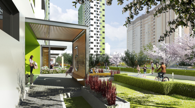 Housing complex "Russia. Five Capitals". Project, 2016 � A.Len