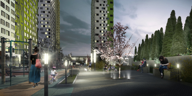 Housing complex "Russia. Five Capitals". Project, 2016 � A.Len