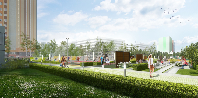 Housing complex "Russia. Five Capitals". Project, 2016 � A.Len