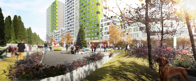 Housing complex "Russia. Five Capitals". Project, 2016 � A.Len