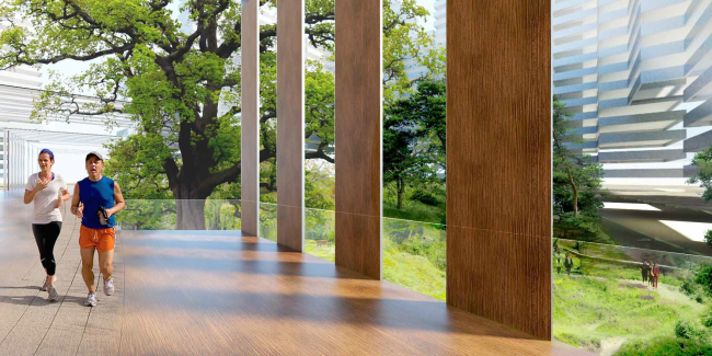 ������������������� ����� �������� �� ����������� ���������. ��������� �����������: Kengo Kuma & Associates. ��������:  ������� ���������� ������������������� ����� ��. �.�. ��������