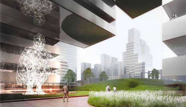 ������������������� ����� �������� �� ����������� ���������. ��������� �����������: Kengo Kuma & Associates. ��������:  ������� ���������� ������������������� ����� ��. �.�. ��������