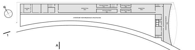 Hotel complex and media center in Chelyabinsk. Plan of the 3rd floor of the media center. Project, 2016  GrandProjectCity