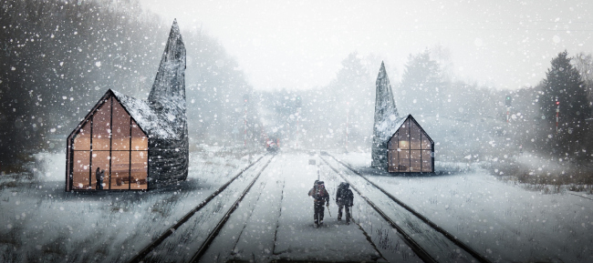������ ��������������� ��������� (Trans Siberian Retreat). ������: Omid Kamvari, Masoud Saeedian, Amir Armani Asl, Faraneh Ghahremani, Faramarz Ensafi / Kamvari Architects. ����������� � Bee Breeders