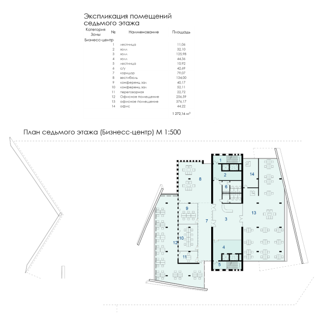 Проект конгресс-центра в Челябинске для конкурса Archchel 2020. План седьмого этажа ©
Akhmadullin_Architects
Проект конгресс-центра в Челябинске для конкурса Archchel 2020. План седьмого этажа ©
Akhmadullin_Architects