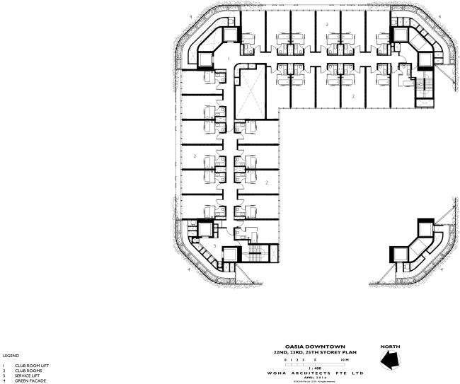 ����� Oasia Hotel Downtown. ���� 22, 23 � 25 ������ ����� 