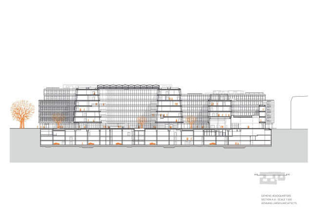 Штаб-квартира Siemens в Мюнхене © Henning Larsen Architects