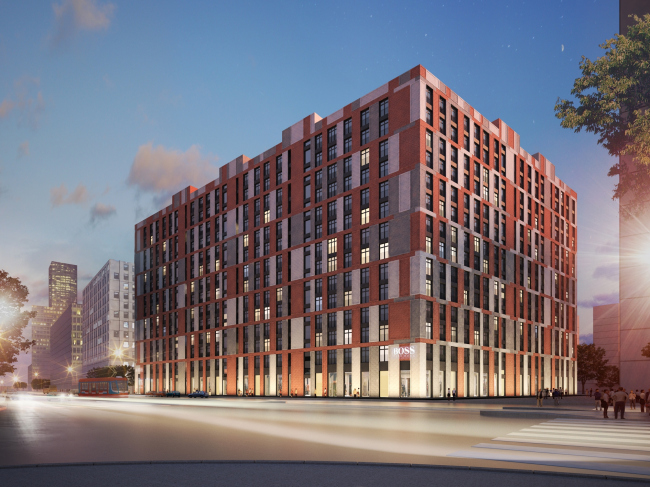 A housing project in the ZIL Art complex on Moscow. Project, 2015 � Evgeny Gerasimov and Partners