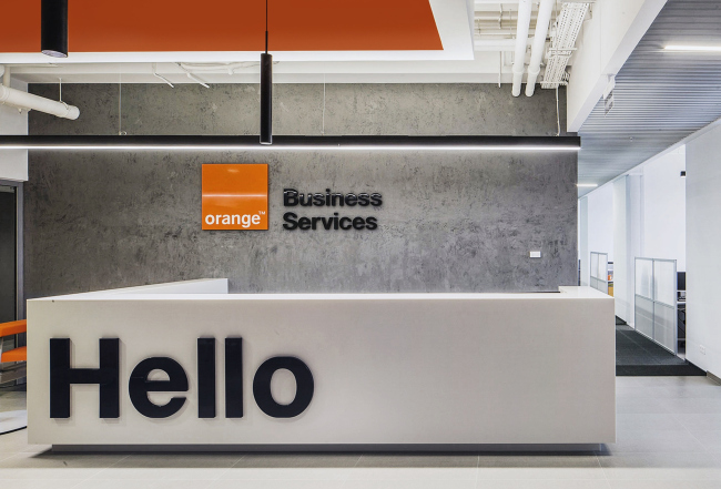 Office of Orange Business Services in the Mercury Tower. Implementation, 2016  T+T Architects