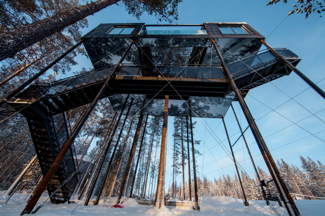 ����� The 7th room � ��������� Treehotel � Johan Jansson