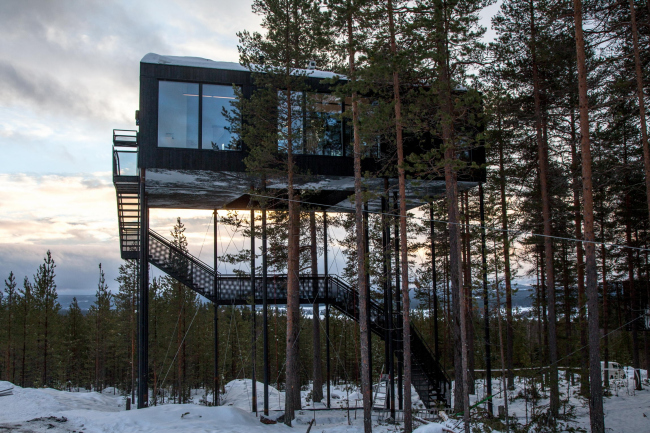 ����� The 7th room � ��������� Treehotel � Johan Jansson
