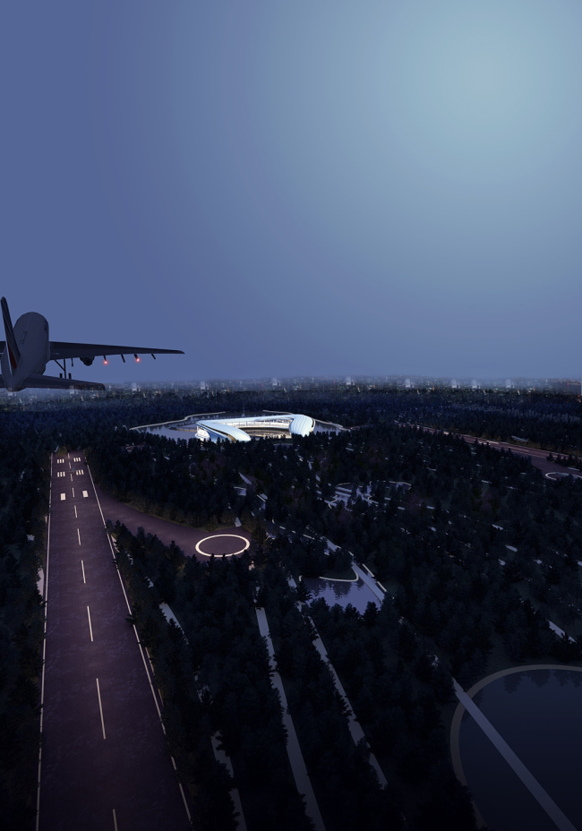  Airport under the forest park. : Xingqiao Li, Fang Yu, Que Wang.   Fentress Global Challenge