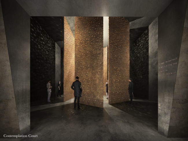 Конкурсный проект Мемориала Холокоста в Лондоне © Adjaye Associates