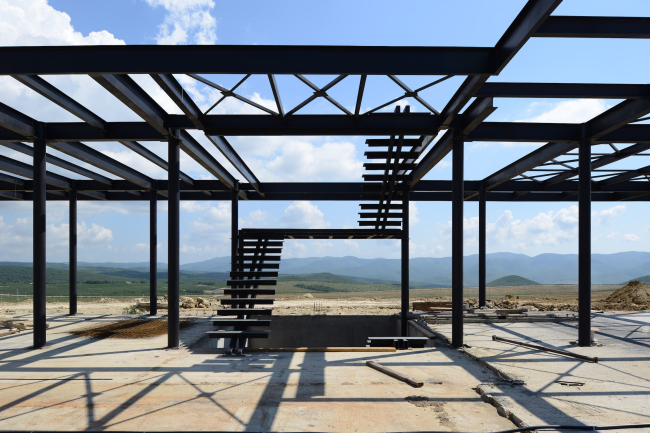A winery in Haykadzor (Armenia). Construction, 2013. Kleinewelt Architekten. Photo � I. Ivanov