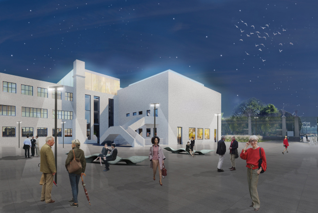 Velikan Movie Theater in Gorky Park. Project of reconstructing the multifunctional movie theater situated in the administration building of Gorky Park, 2015 � Kleinewelt Architekten