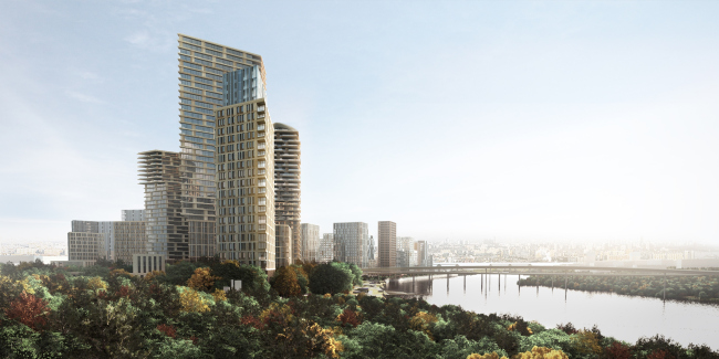 Mixed-use complex on the territory of the Milikrovlya factory. Project, 2015 � Archimatika