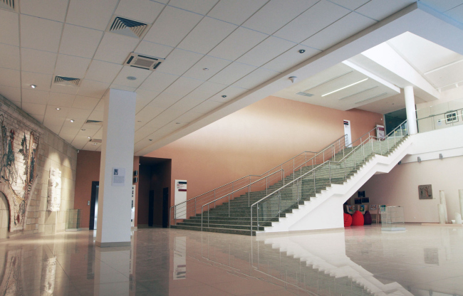 The east atrium of the north wing. The museum building in "New Jerusalem". Project, 2013 � City-Arch