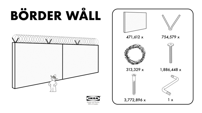 ������ Börder Wåll. ����������� � ����� the-postillon.com